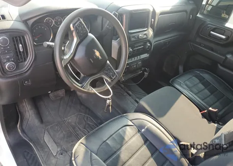 2021 Chevrolet Silverado K2500 Custom из США, поврежденный, VIN 1GC5YME76MF262393